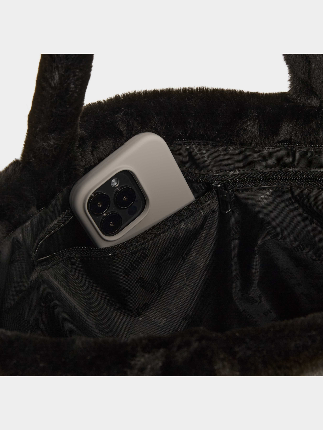 Сумка PUMA Up Faux Fur Shopper модель 091712 Фото