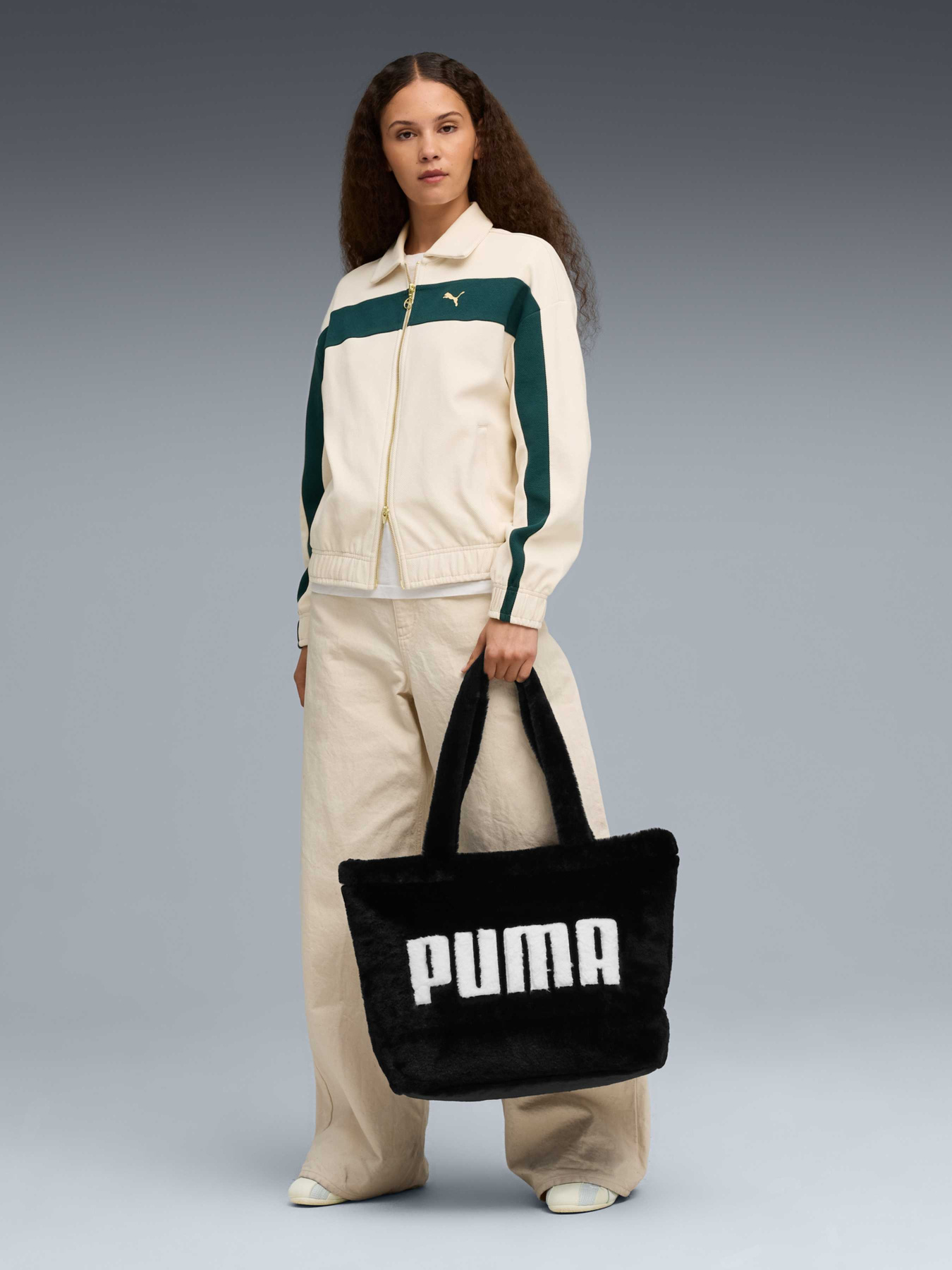 Сумка PUMA Up Faux Fur Shopper модель 091712 Фото