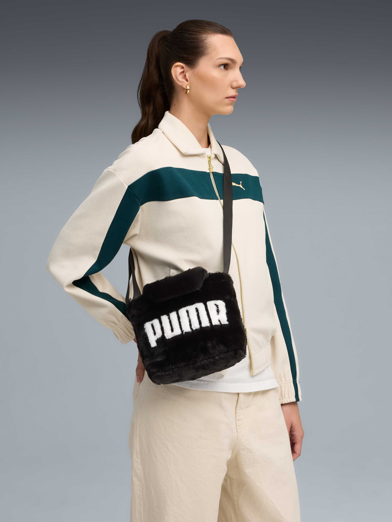 Сумка PUMA Up Faux Fur Mini Shopper Bag модель 091713 Фото