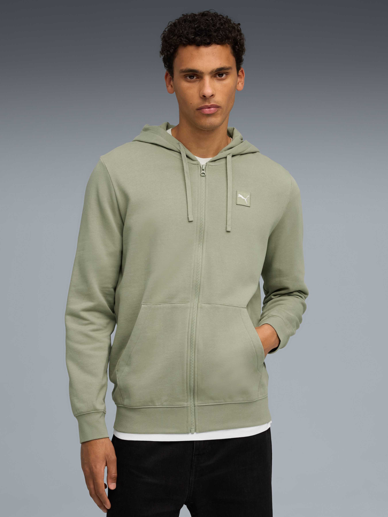 Спортивная кофта PUMA Ess Elevated Fz Hoodie Fl модель 688255 Фото