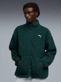 Флисовая кофта PUMA Ess Elevated Sherpa Full-zip модель 688259 Фото
