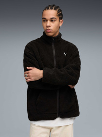 Флисовая кофта PUMA Ess Elevated Sherpa Full-zip модель 688259 Фото