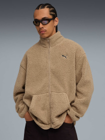Флисовая кофта PUMA Ess Elevated Sherpa Full-zip модель 688259 Фото