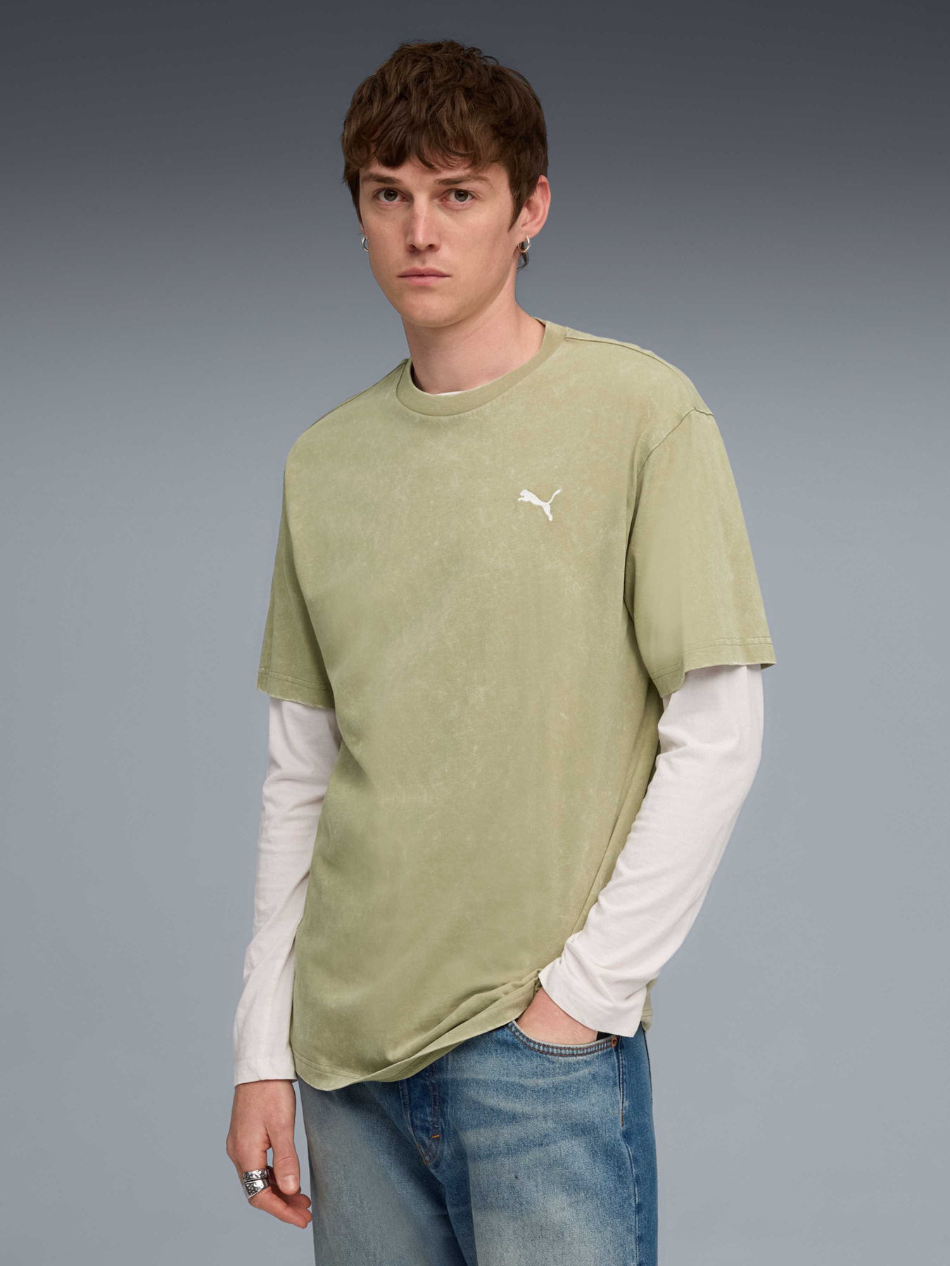 Футболка PUMA Ess Elevated Wash Tee модель 688048 Фото