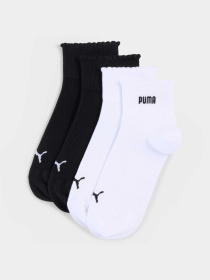 Набір шкарпеток PUMA Women Scallop Edge Quar модель 947223 Набір шкарпеток PUMA Women Scallop Edge Quar модель 947223 Фото