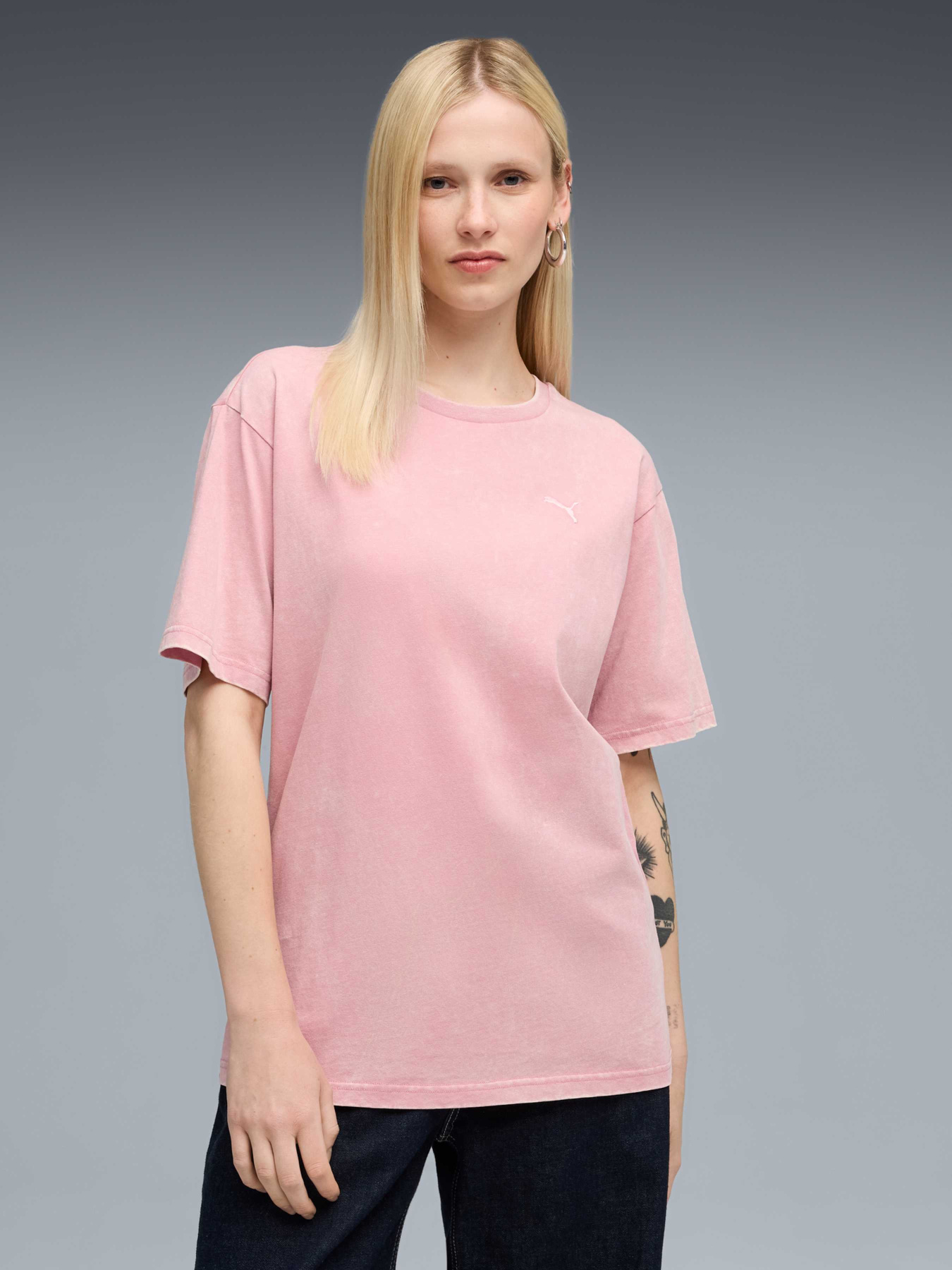 Футболка PUMA Ess Elevated Wash Tee модель 688102 Фото