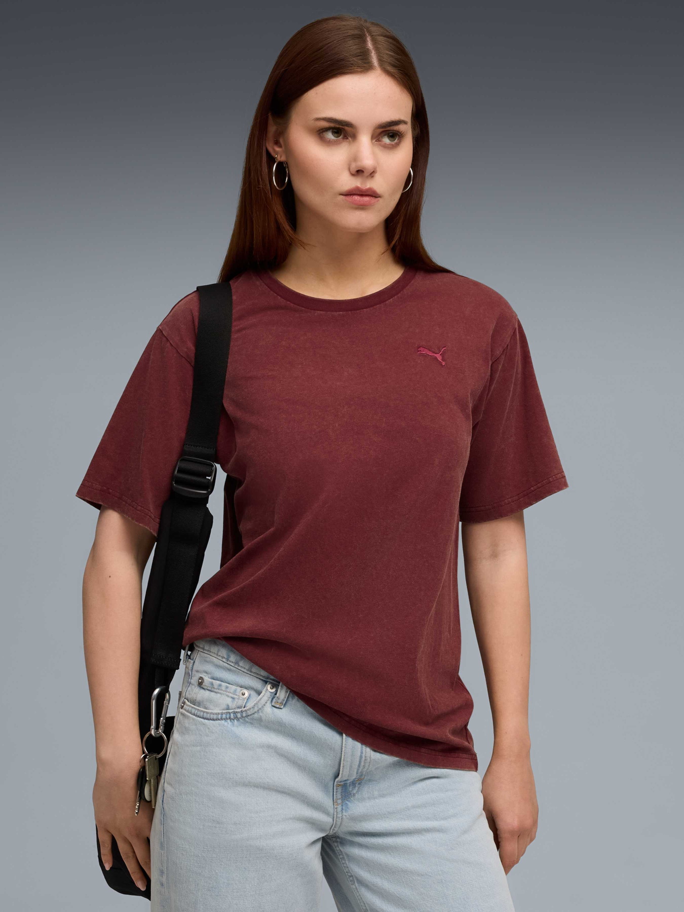 Футболка PUMA Ess Elevated Wash Tee модель 688102 Футболка PUMA Ess Elevated Wash Tee модель 688102 Фото