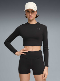 Лонгслив PUMA W Shape Cropped Ls модель 527473 Фото