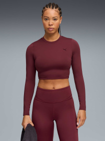 Лонгслив PUMA W Shape Cropped Ls модель 527473 Фото