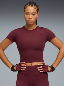 Футболка спортивная PUMA W Shape Baby Tee модель 527472 Фото