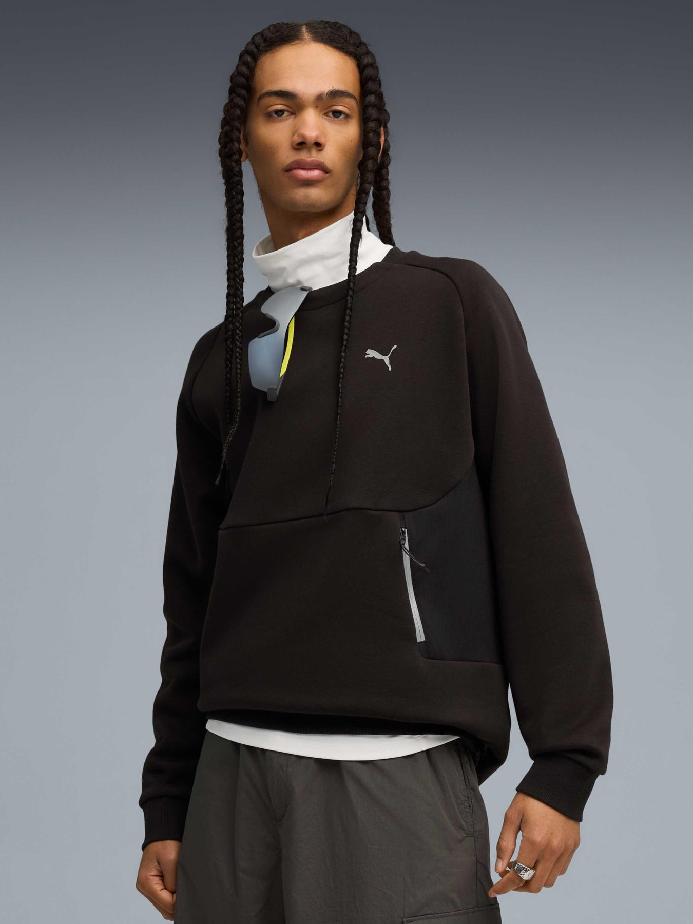 Світшот PUMA Tech Relaxed Crew модель 633436 Фото