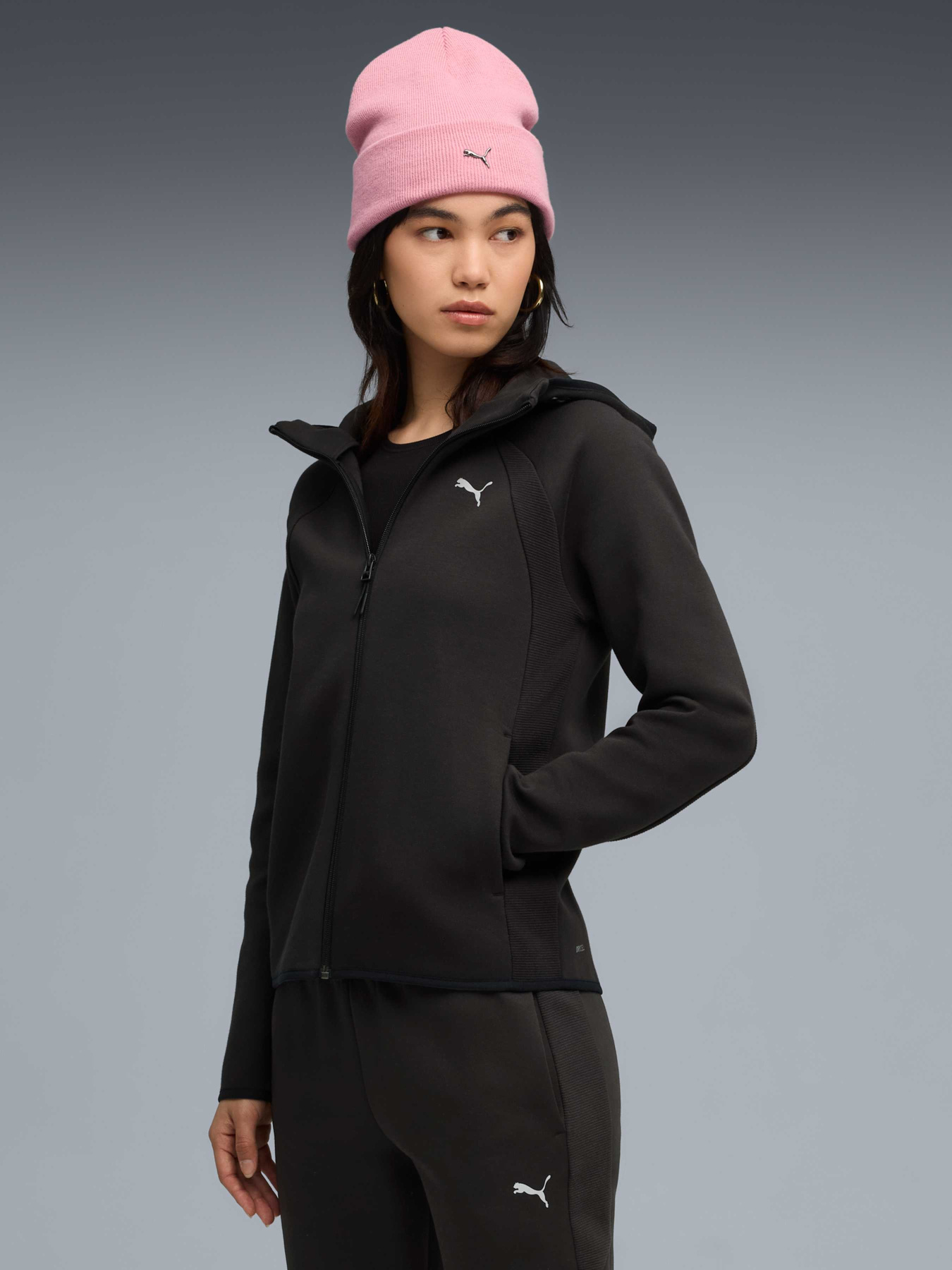 Кофта спортивная PUMA Evostripe Full-zip Hoodie модель 688141 Фото