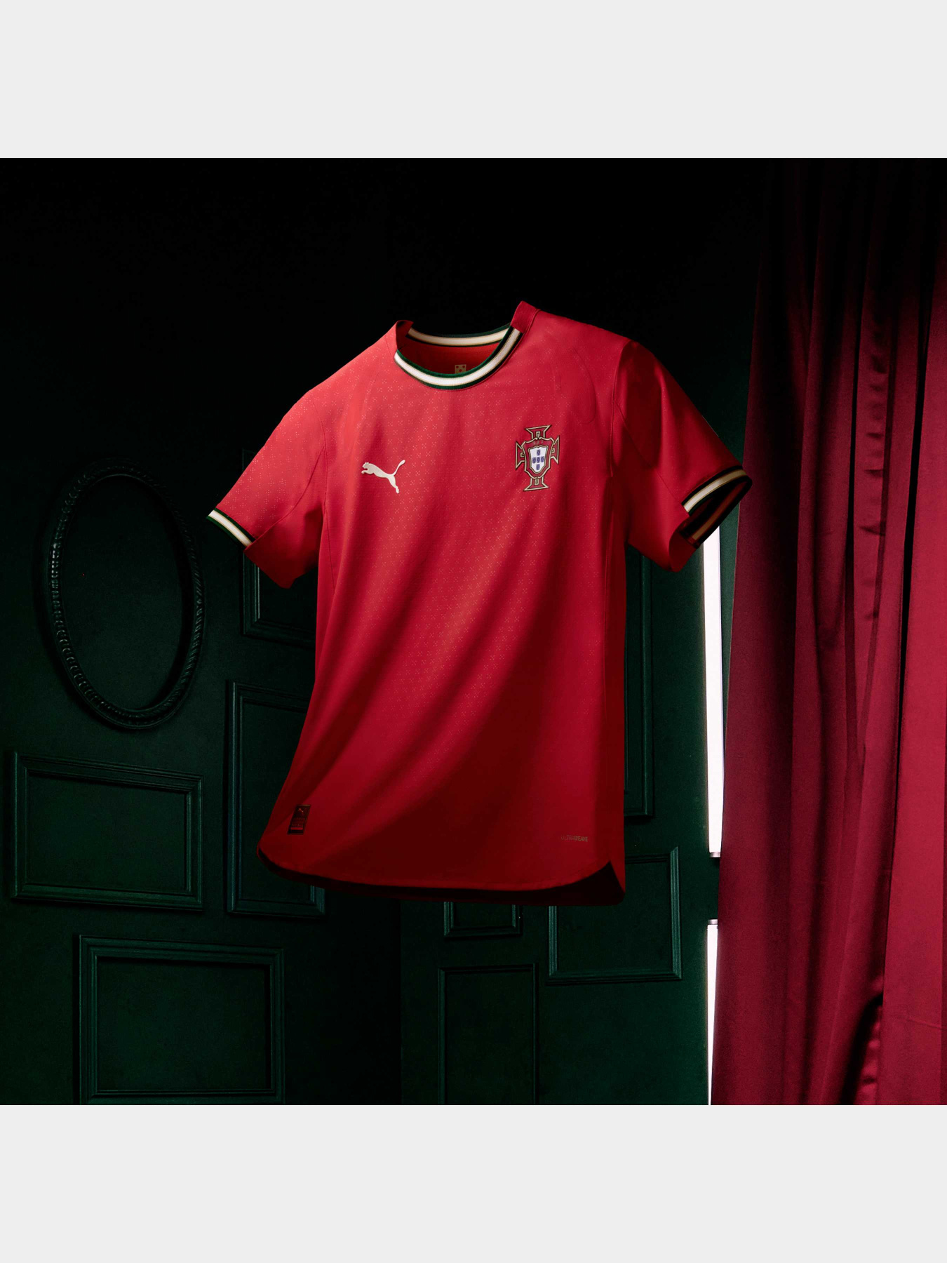 Футболка спортивна PUMA Fpf Home Jersey Replica Jr модель 779193 Фото