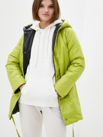 Зимняя куртка ISSA Plus модель SA-31_blacklightgreen Фото