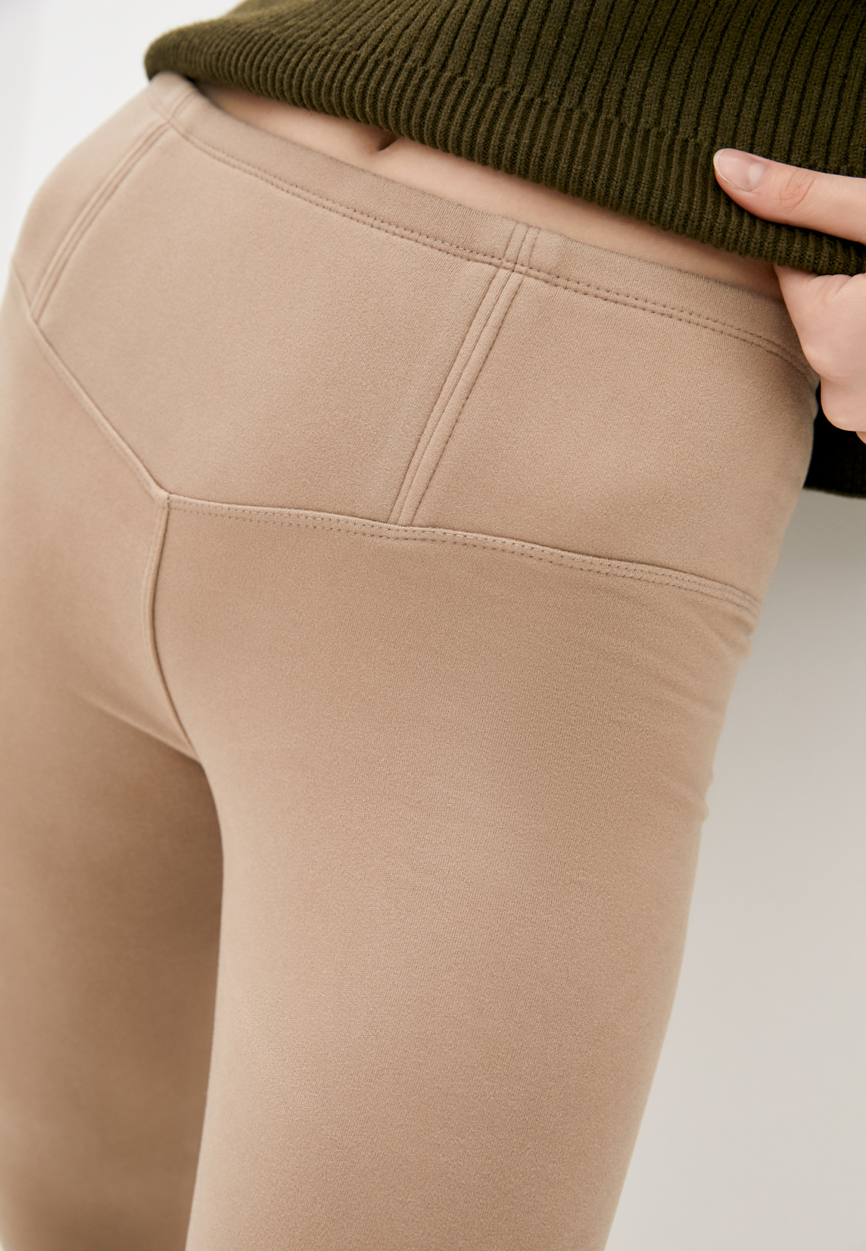 Леггинсы ISSA Plus модель 4444A_beige Леггинсы ISSA Plus модель 4444A_beige Фото