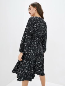 Платье миди ISSA Plus модель 12879_black Фото