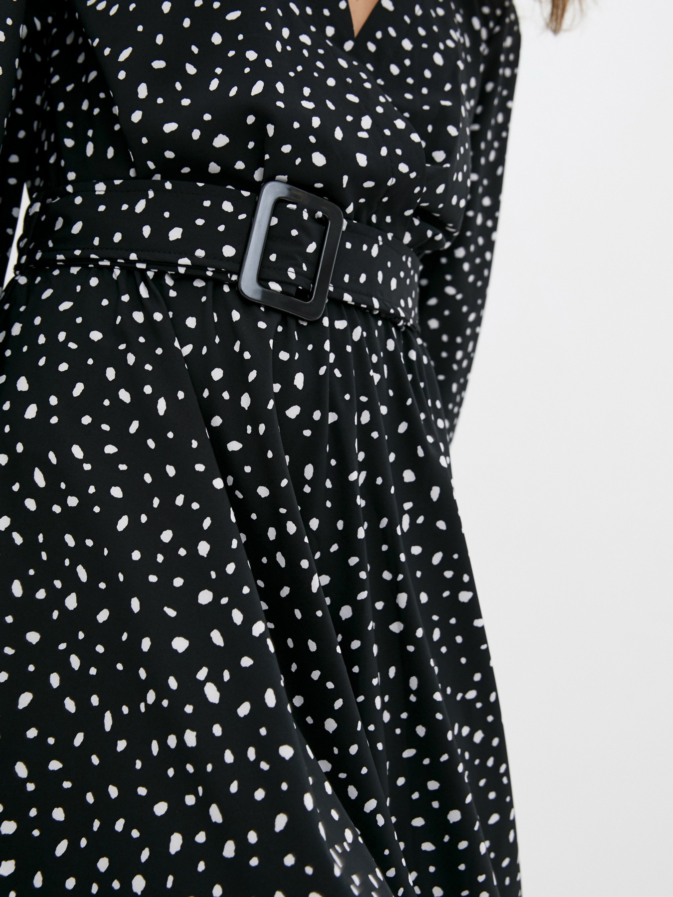 Платье миди ISSA Plus модель 12879_black Фото