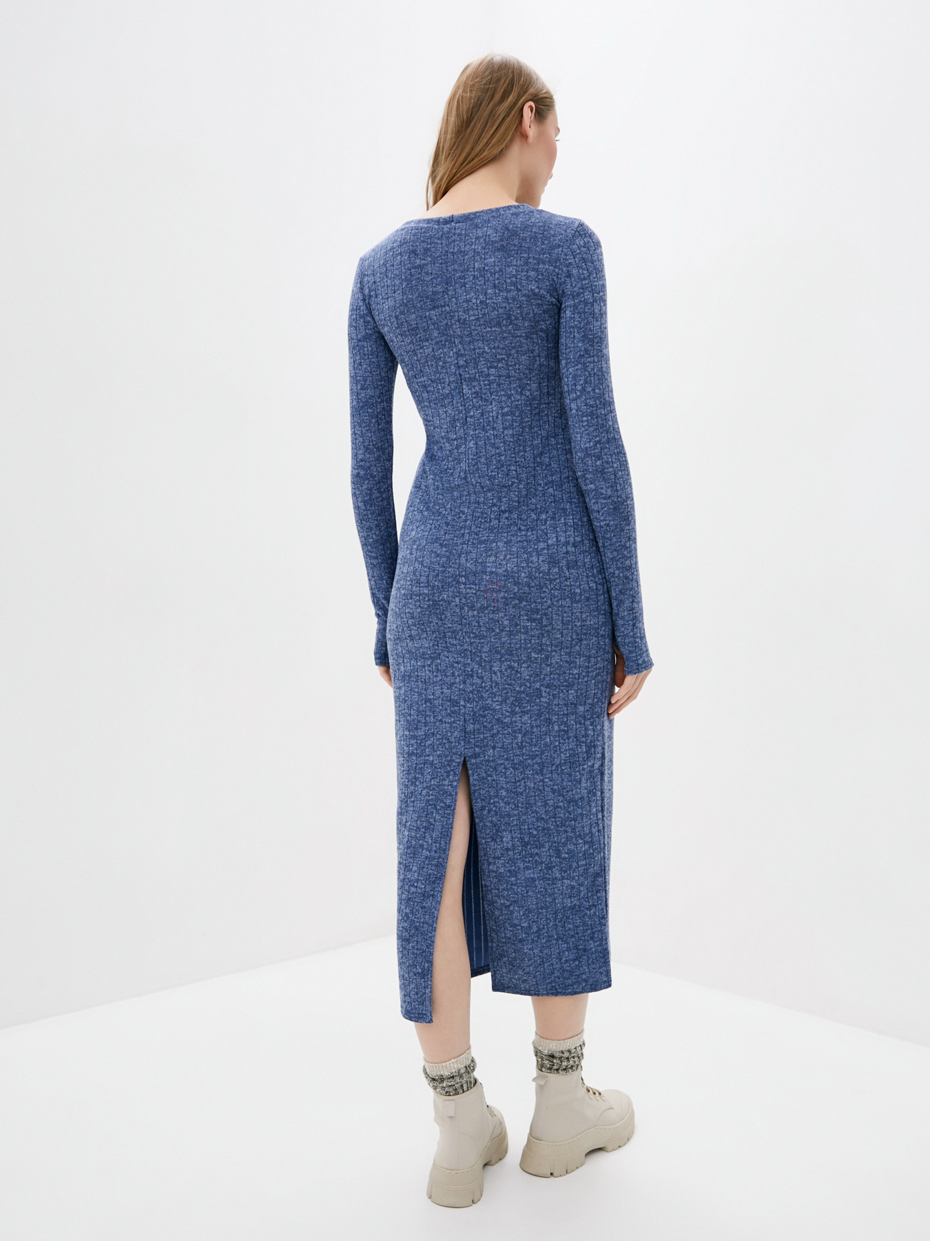 Платье макси ISSA Plus модель 12105-A_blue Фото