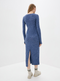 Платье макси ISSA Plus модель 12105-A_blue Фото