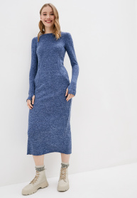 Платье макси ISSA Plus модель 12105-A_blue Фото