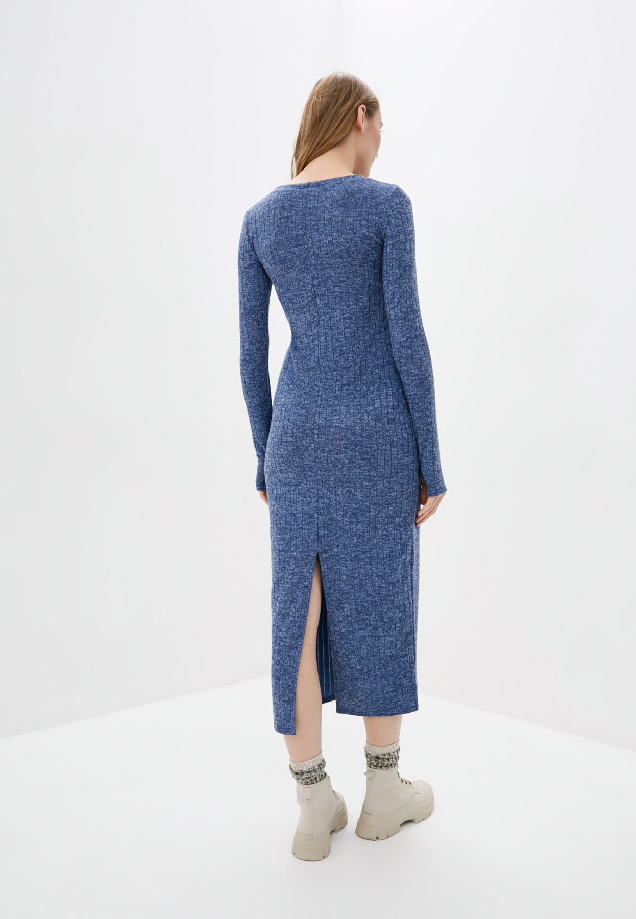 Платье макси ISSA Plus модель 12105-A_blue Фото