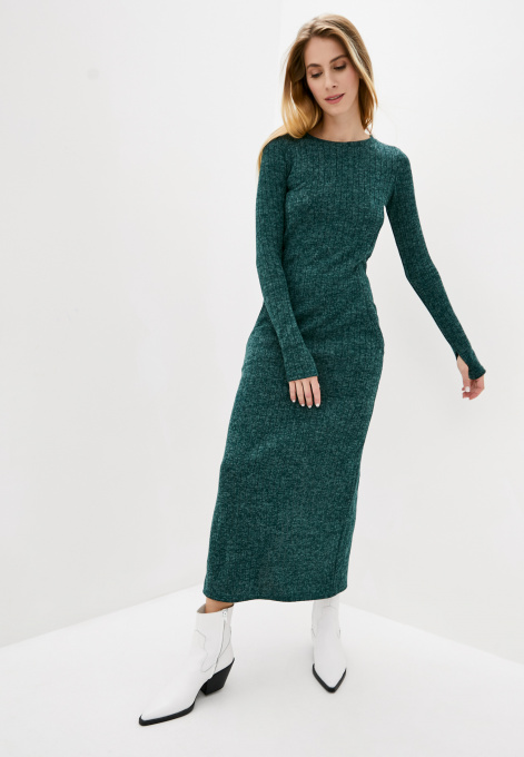 Платье макси ISSA Plus модель 12105-A_green Фото