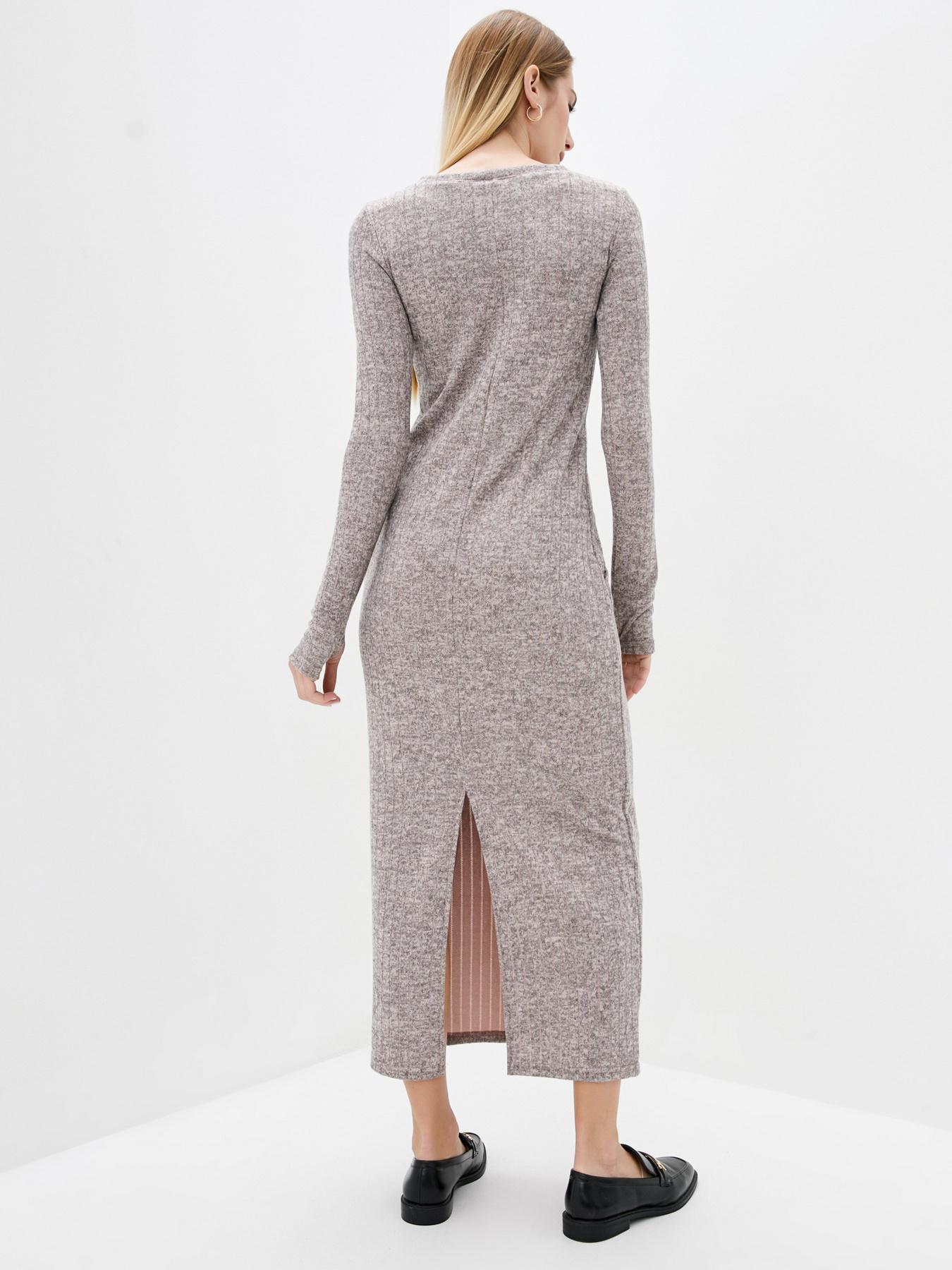 Платье макси ISSA Plus модель 12105-A_бежевый Фото