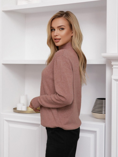 Водолазка ISSA Plus модель WN20-46_pink — фото 3 - INTERTOP