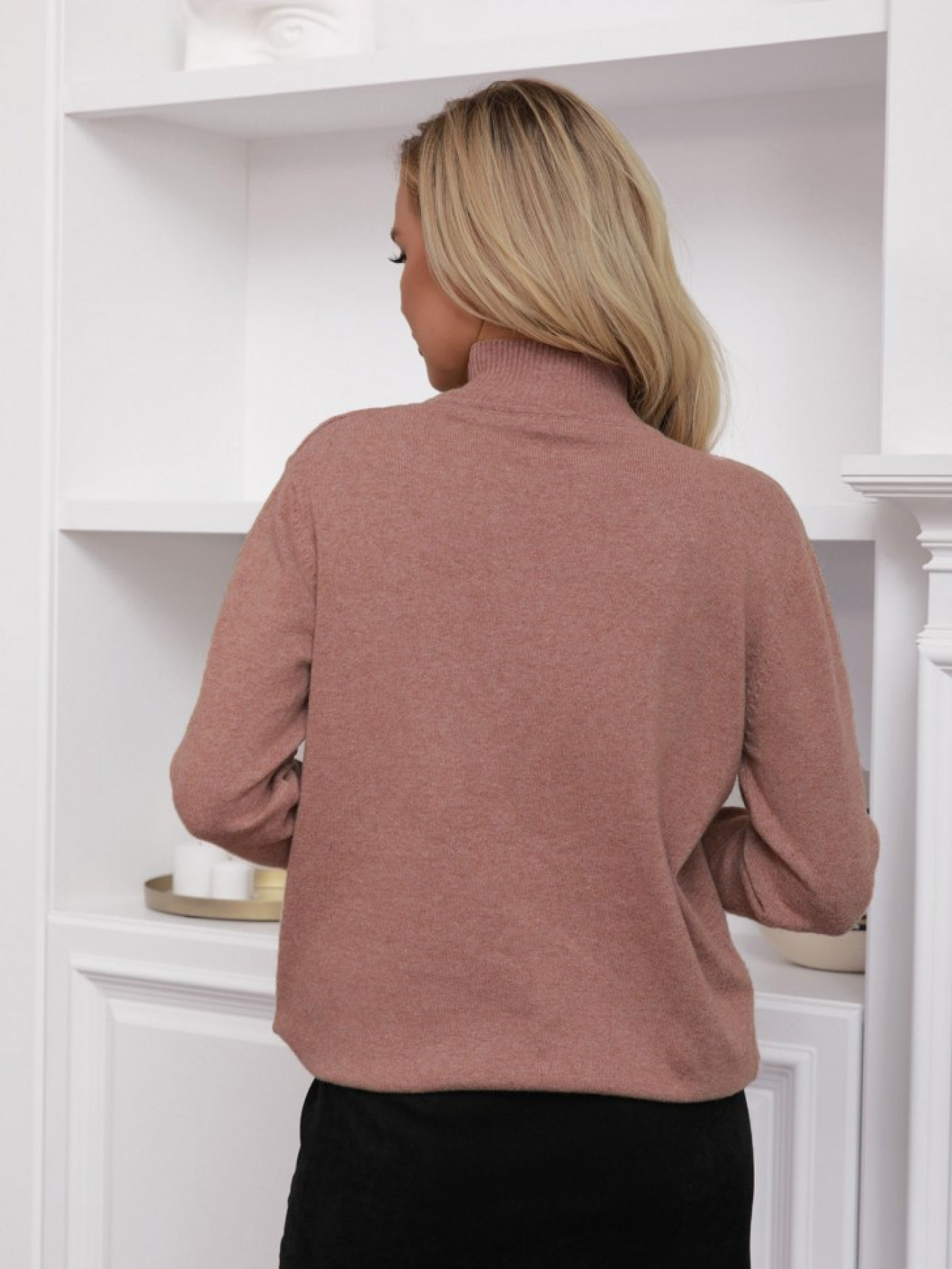 Водолазка ISSA Plus модель WN20-46_pink Фото