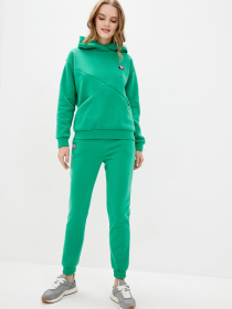 Спортивный костюм ISSA Plus модель SA-329_green Фото