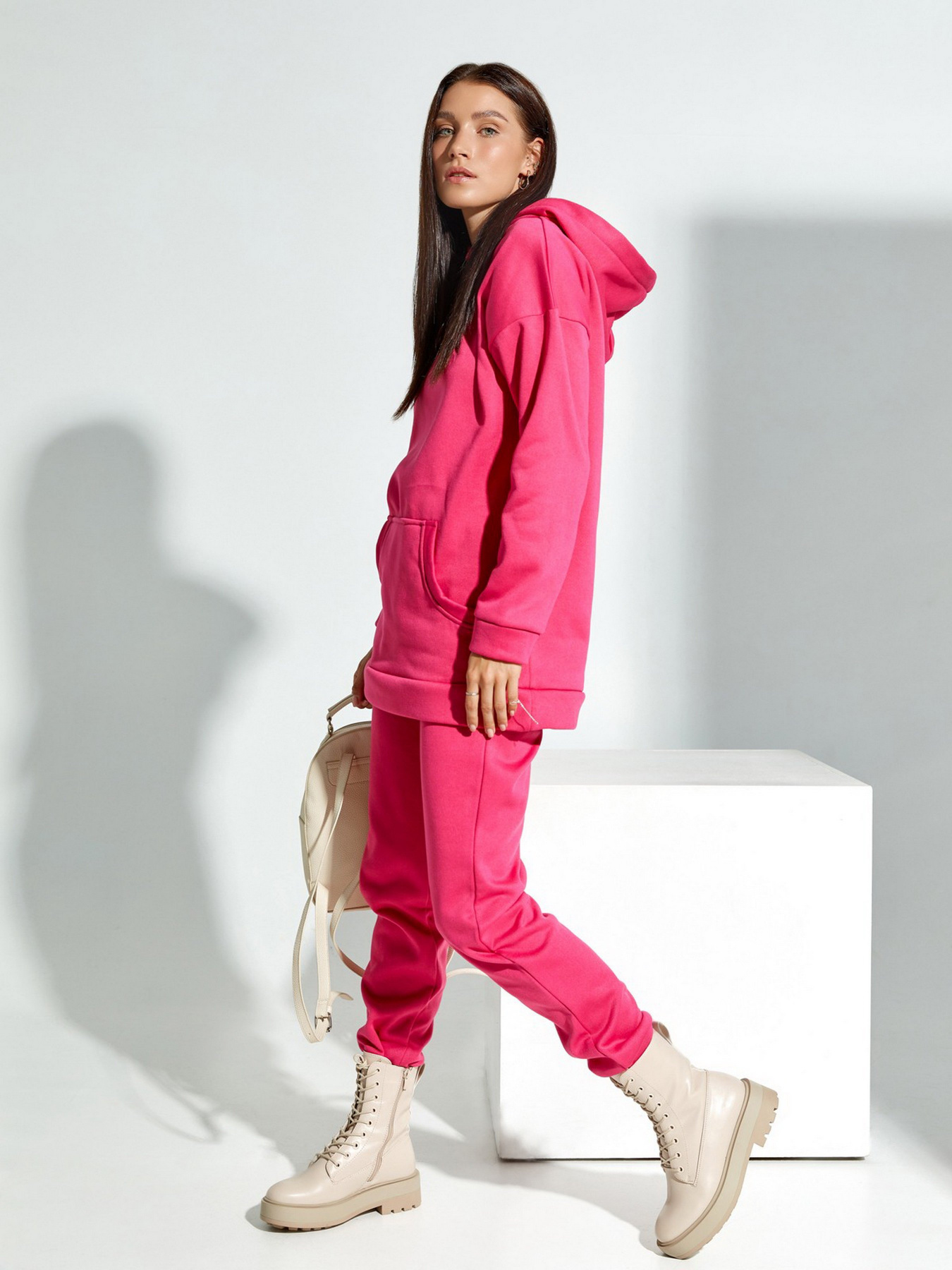 Спортивний костюм ISSA Plus модель 12236_raspberry Спортивний костюм ISSA Plus модель 12236_raspberry Фото