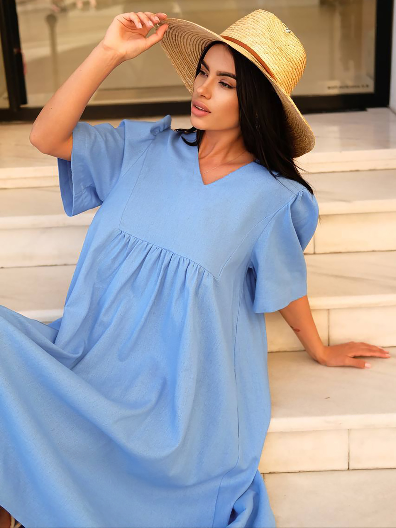 Платье макси INNOE модель 270583-1 Фото