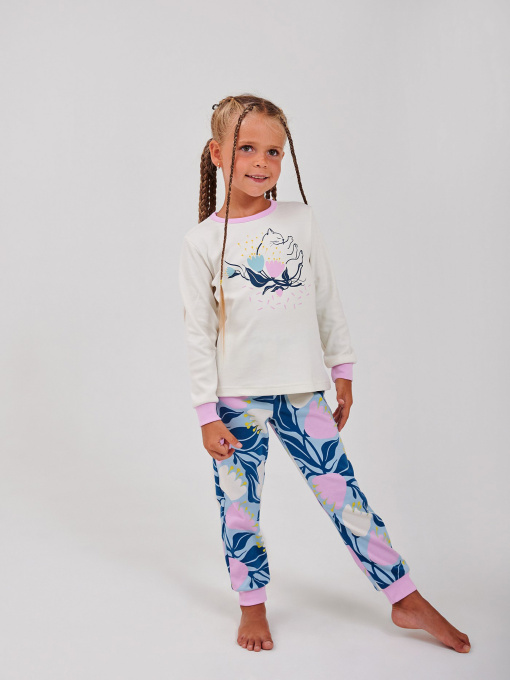 Пижама SMIL модель smil_104866-1-molocnyj Фото