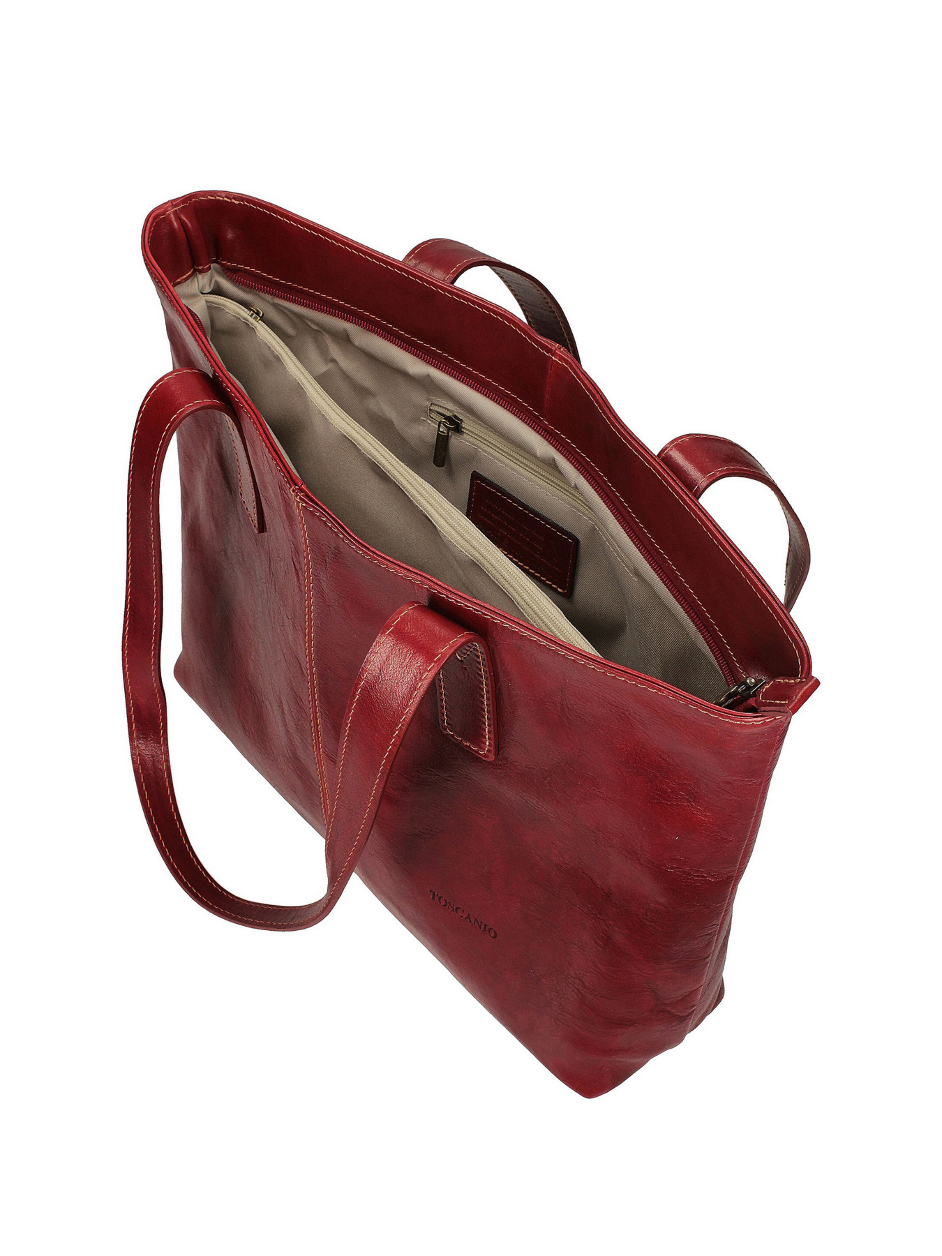 Шоппер Toscanio модель F258CZERWONY Фото