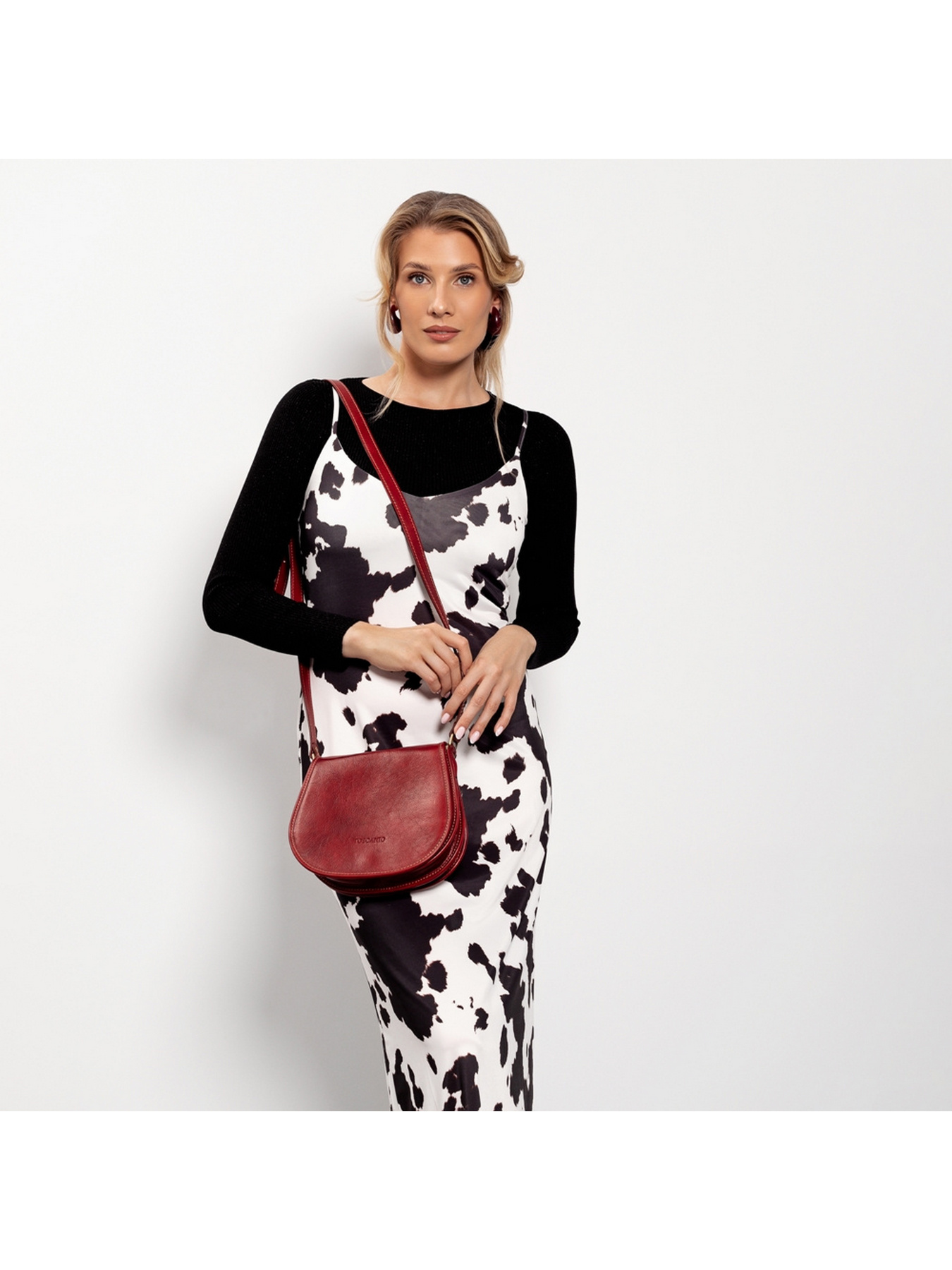 Кросс-боди Toscanio модель F227CZERWONY Фото