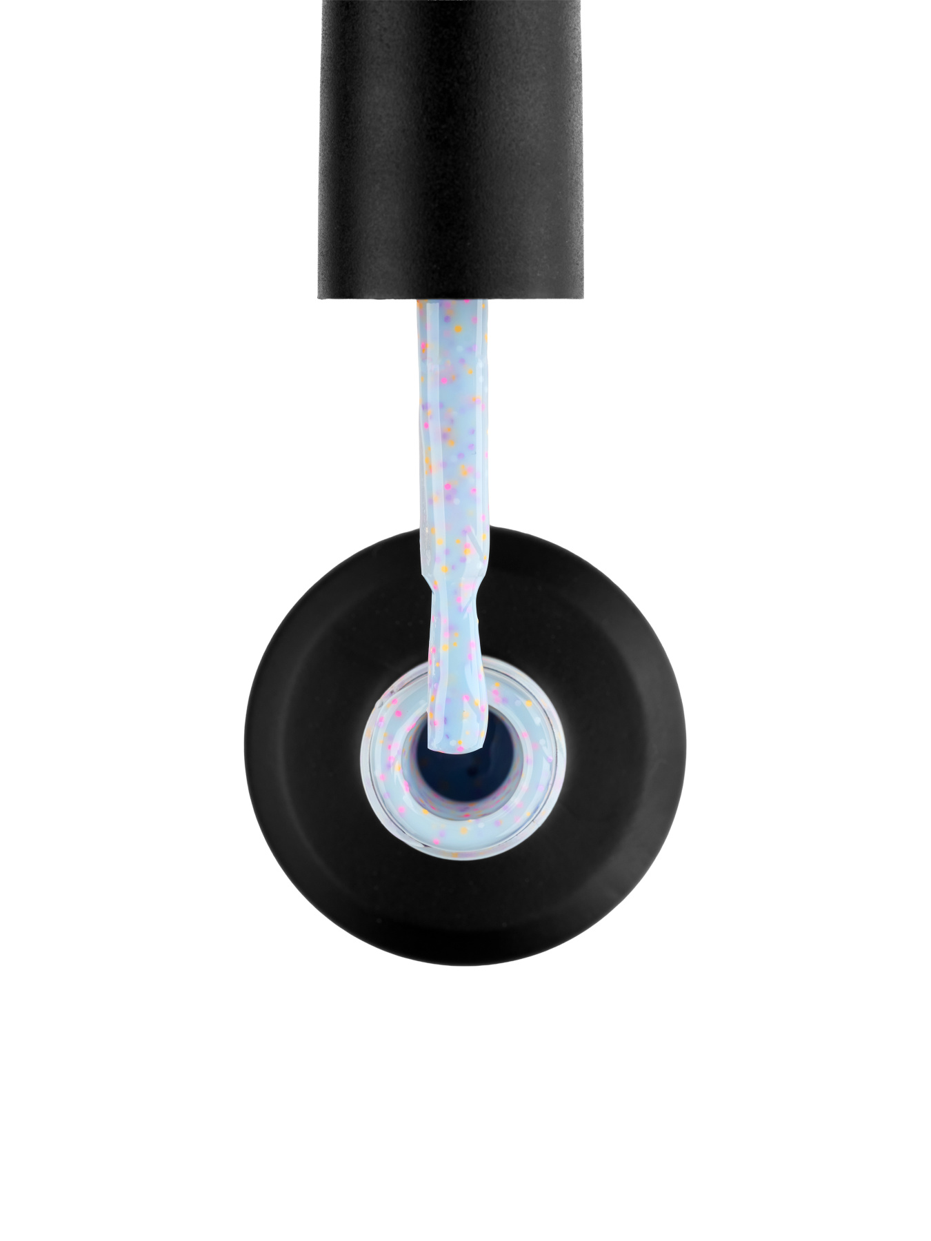 Кольорова база Yogurt Base Tutti Frutti Blue Icing, пастельний блакитний з кольоровим конфетті GLOSS COMPANY модель 4823271411827 Фото