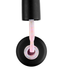 Кольорова база Yogurt Base Tutti Frutti Peach Sparkle, світло-рожевий з кольоровим конфетті GLOSS COMPANY модель 4823271411797 Фото