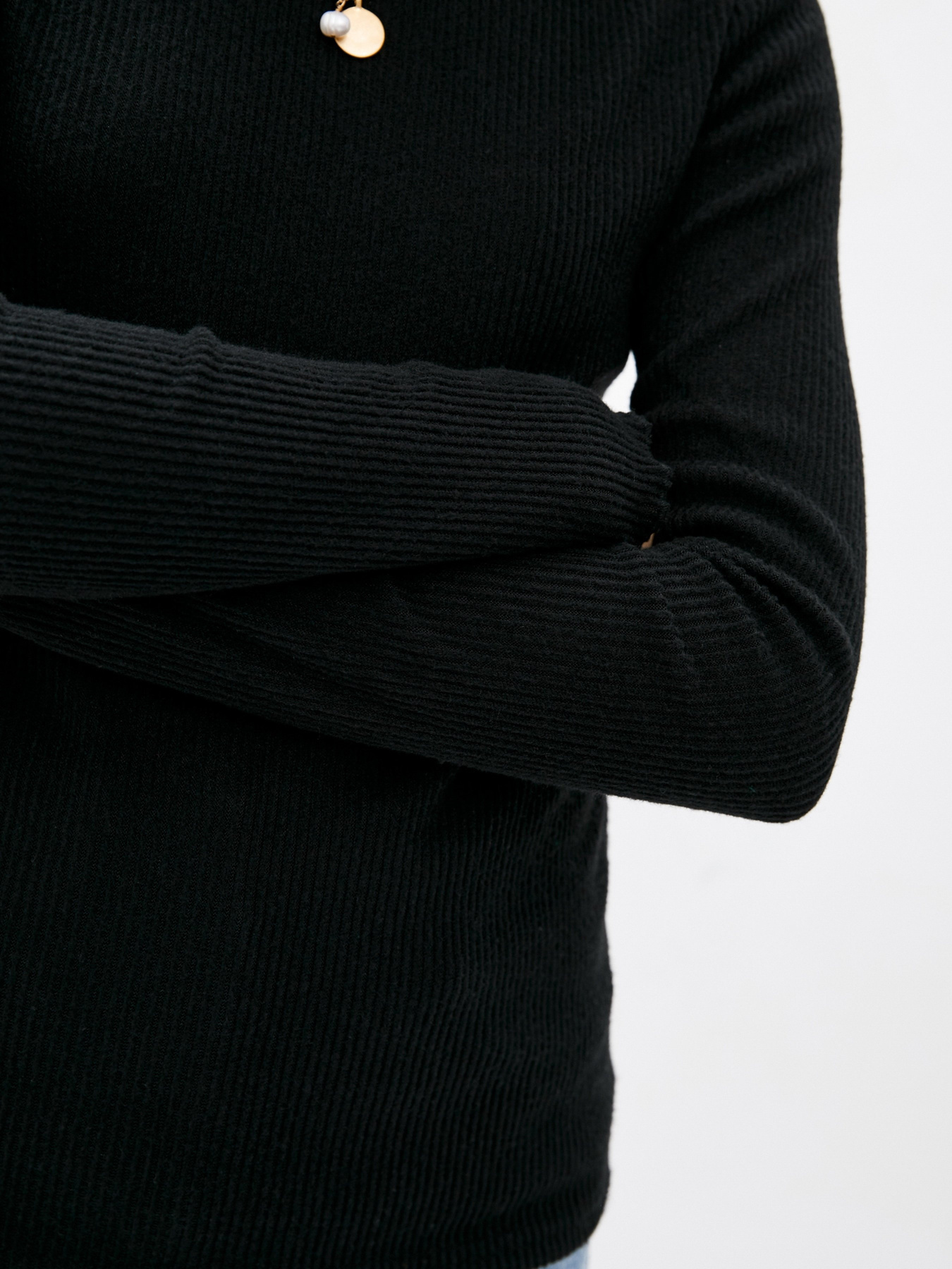 Свитер ISSA Plus модель 12215_black Фото