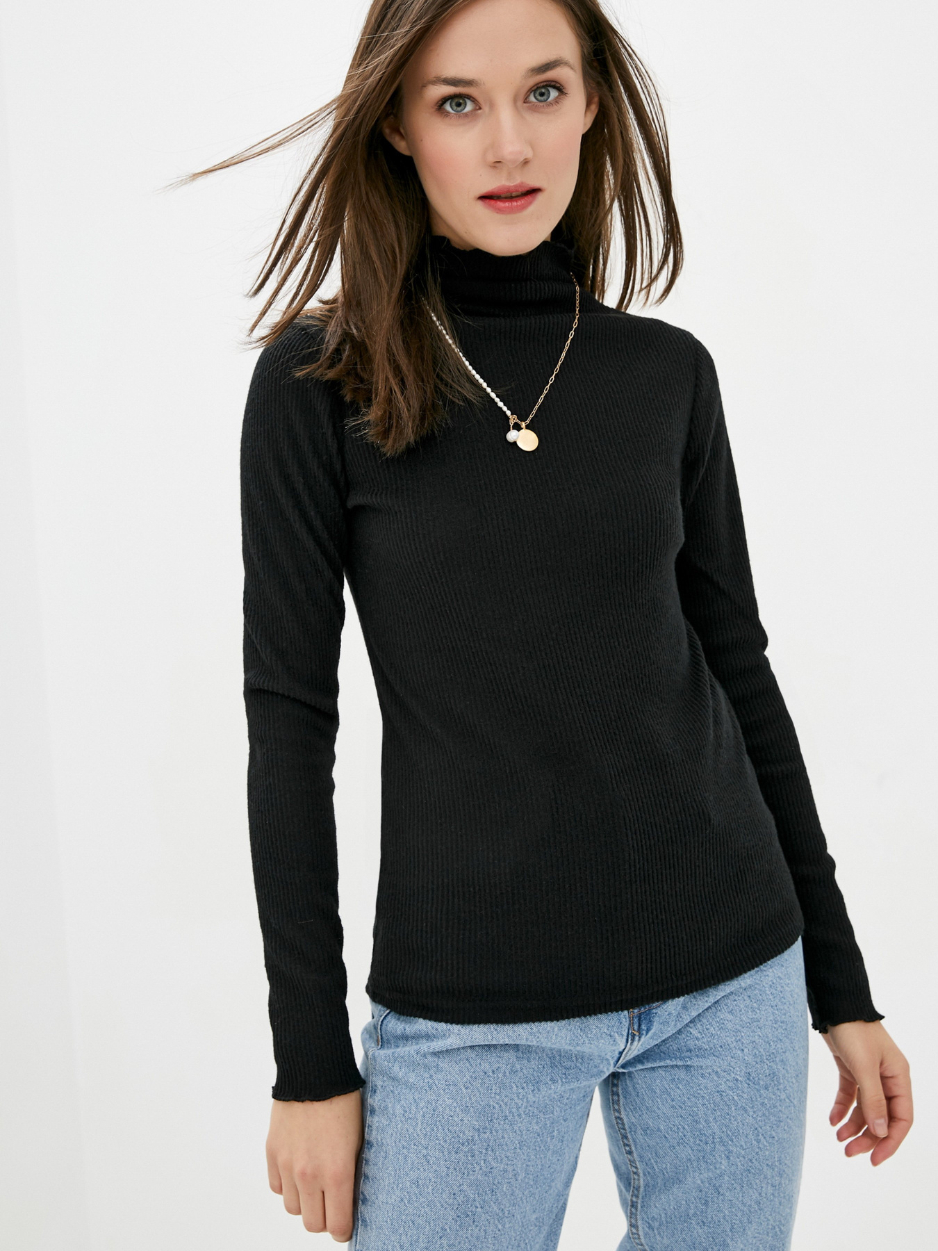 Свитер ISSA Plus модель 12215_black Фото