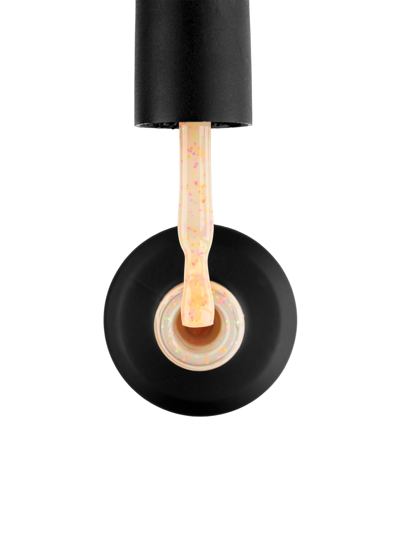 Цветная база Yogurt Base Tutti Frutti Lemon Sorbet, кремовый оранжевый с цветным конфетти GLOSS COMPANY модель 4823271411780 Фото