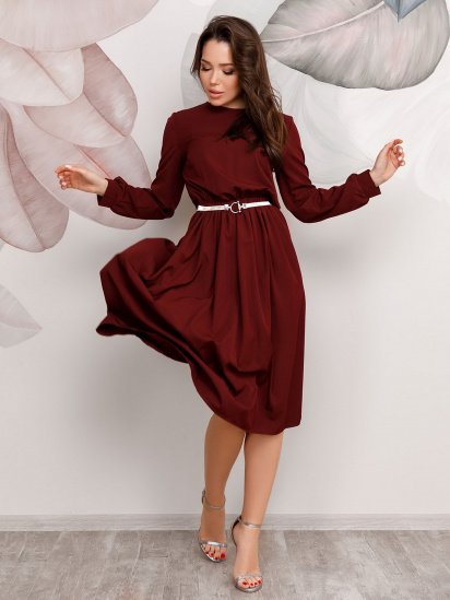 Сукні ISSA Plus модель 12510_claret - фото