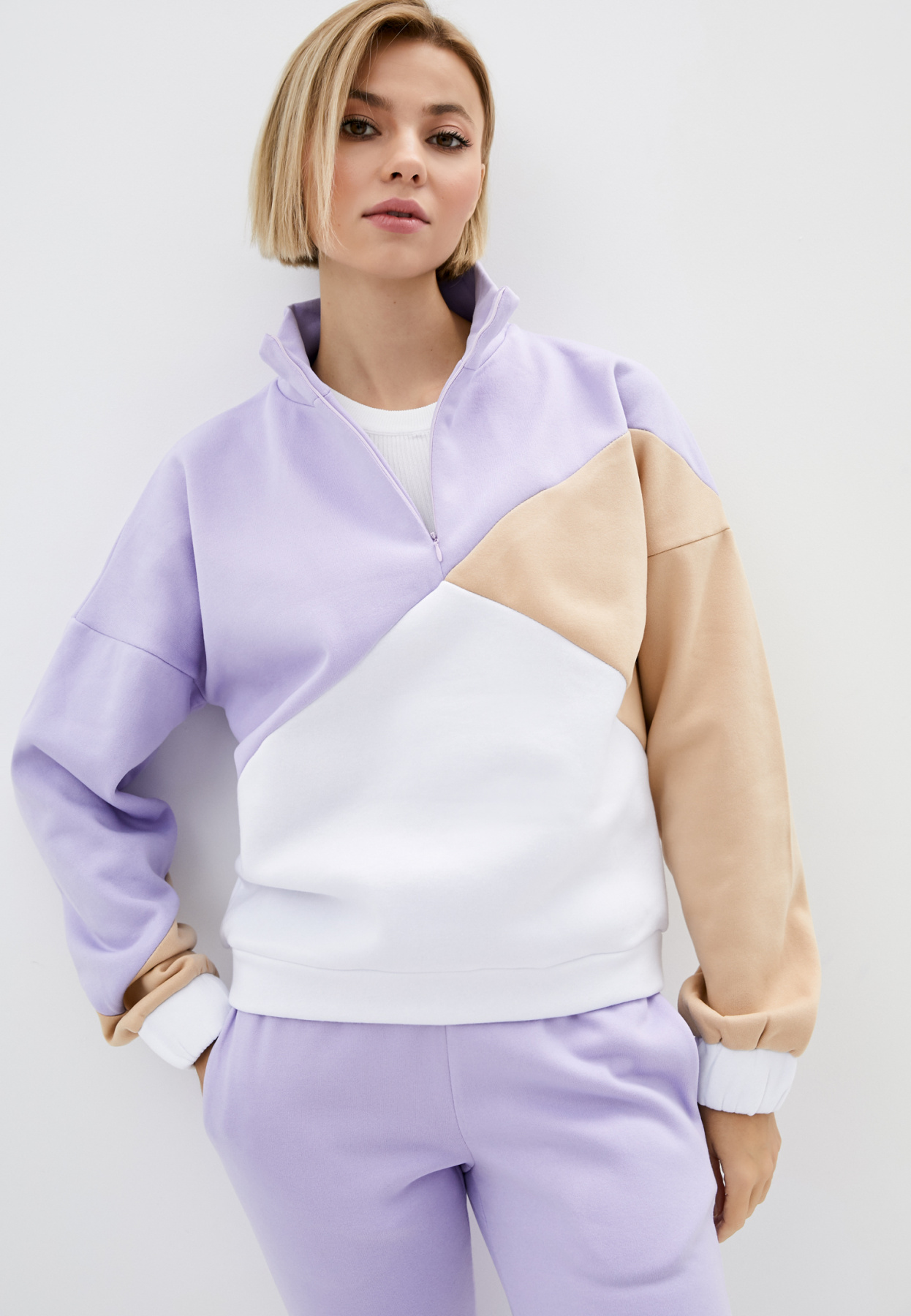 Спортивный костюм ISSA Plus модель 12250_lilac Фото