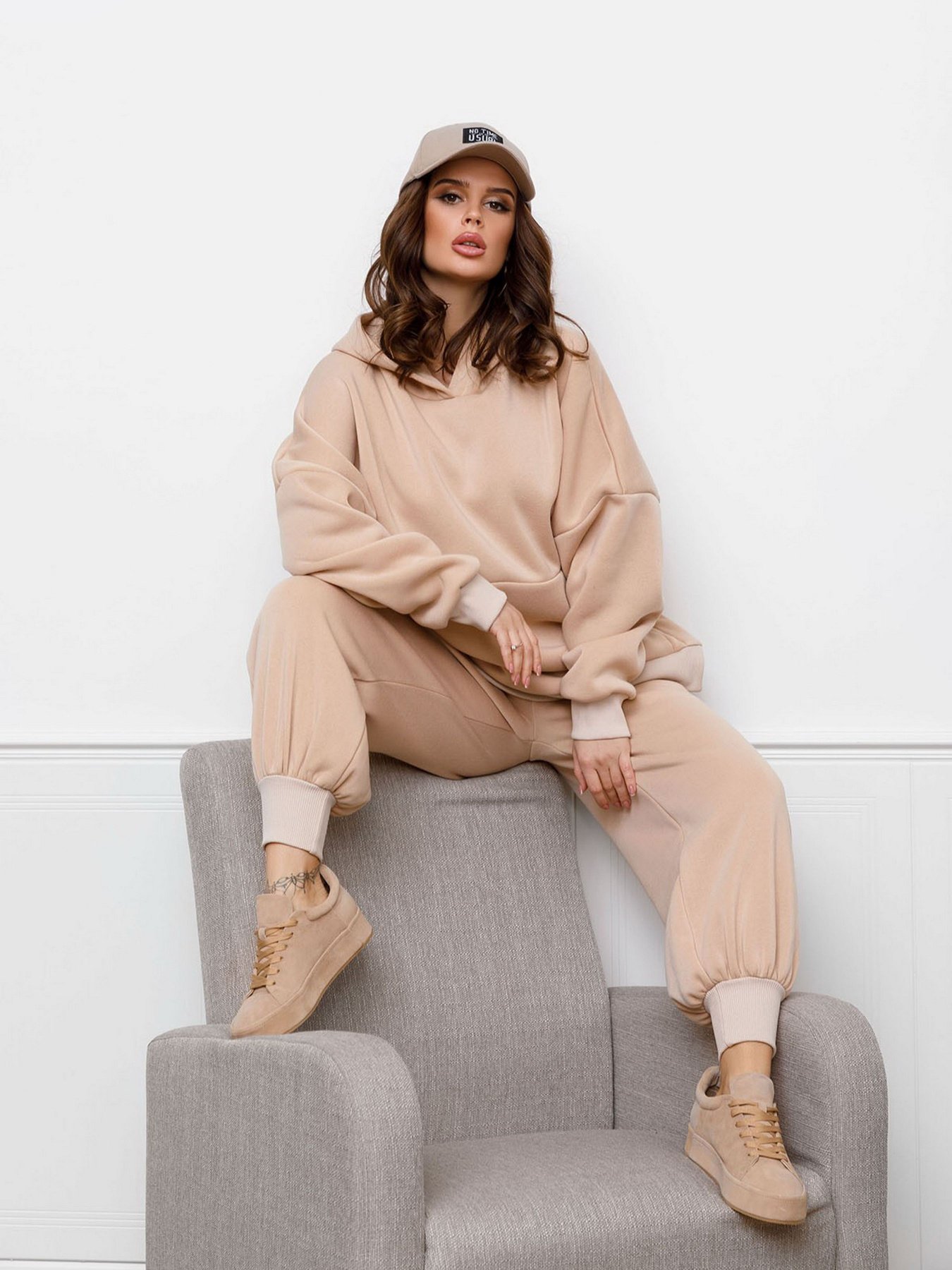 Костюм ISSA Plus модель 12305_beige Фото