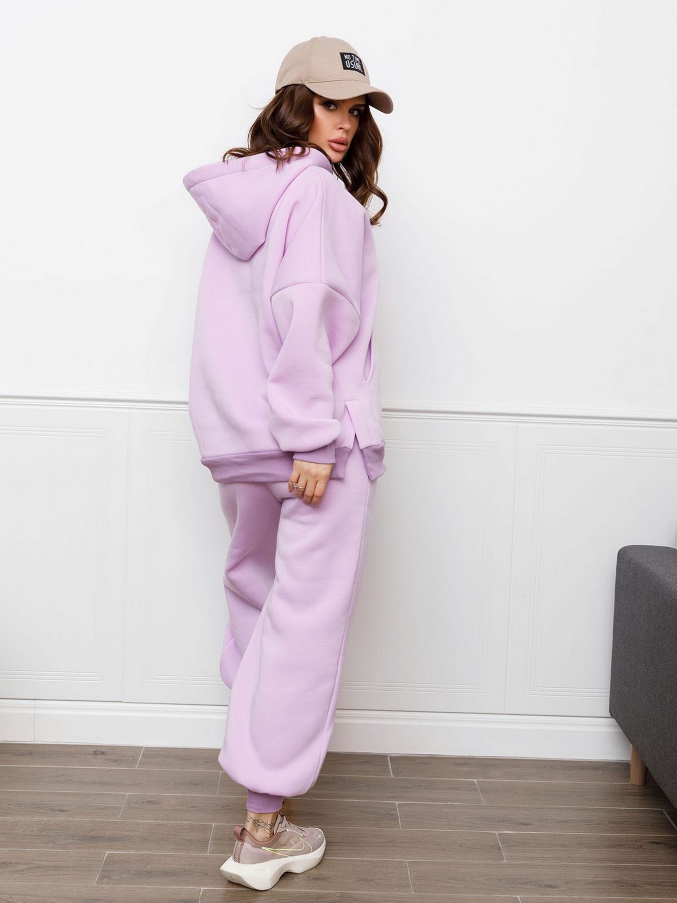 Спортивний костюм ISSA Plus модель 12305_lilac Спортивний костюм ISSA Plus модель 12305_lilac Фото