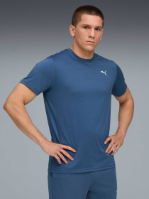 Футболка спортивна PUMA M Tad Ess Solid Cat Tee Lc модель 525908 Фото