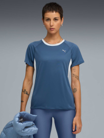 Спортивная футболка PUMA Run Velocity Tee W (poly) модель 526578 Спортивная футболка PUMA Run Velocity Tee W (poly) модель 526578 Фото