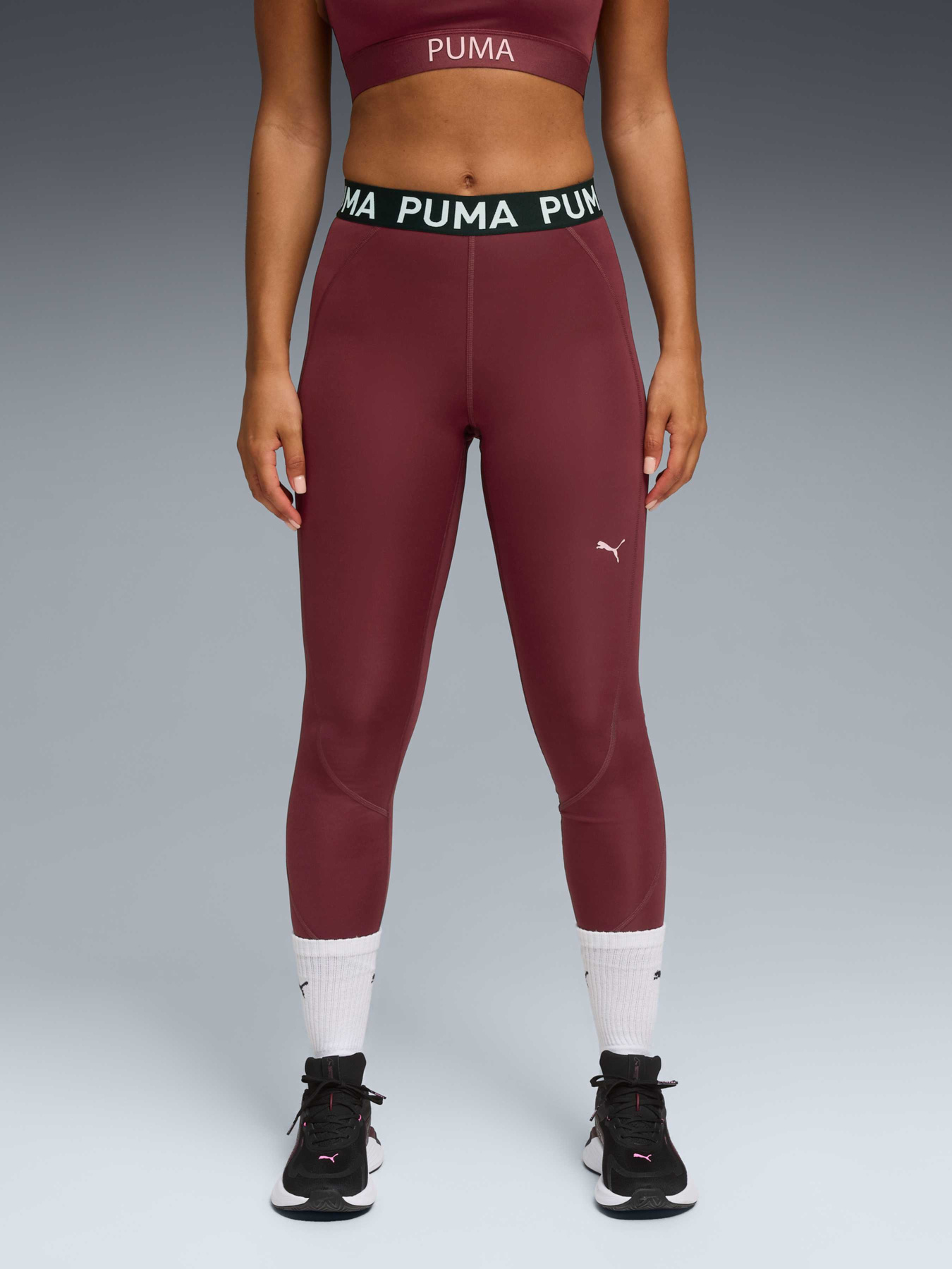 Леггинсы спортивные PUMA W Strong Tight - Hw Fl модель 526000 Фото