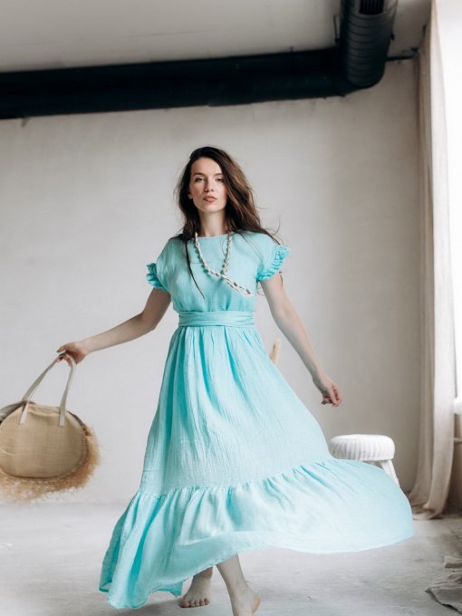 Платье макси Feel and Fly модель 21262922 Фото