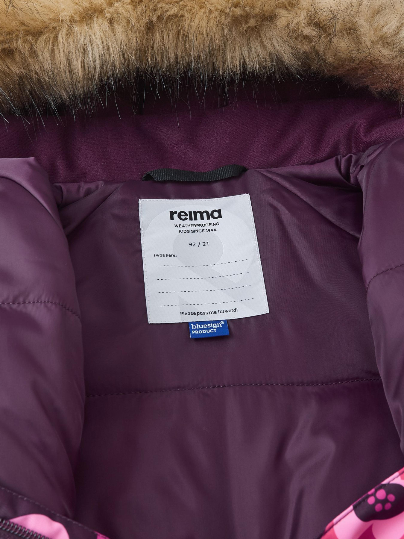 Комбинезон с утеплителем REIMA Lappi модель 5100129C-4961 Фото