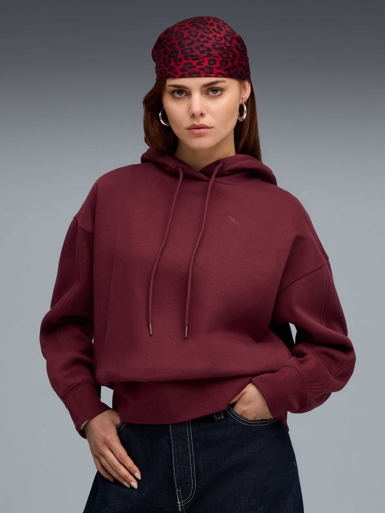 Худи PUMA Her Oversized Hoodie Fl модель 688151 Фото